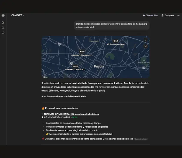 paginas Web optimizadas para GEO