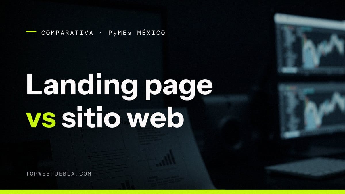 Landing page y sitio web para PyMEs